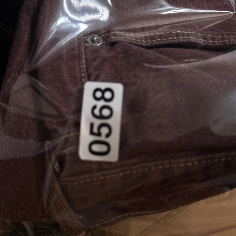 Vintage Levis 501 XX Jeans Mens 42x32 (Fits 40x29) )Burgundy Button Fly Straight - Picture 11 of 11